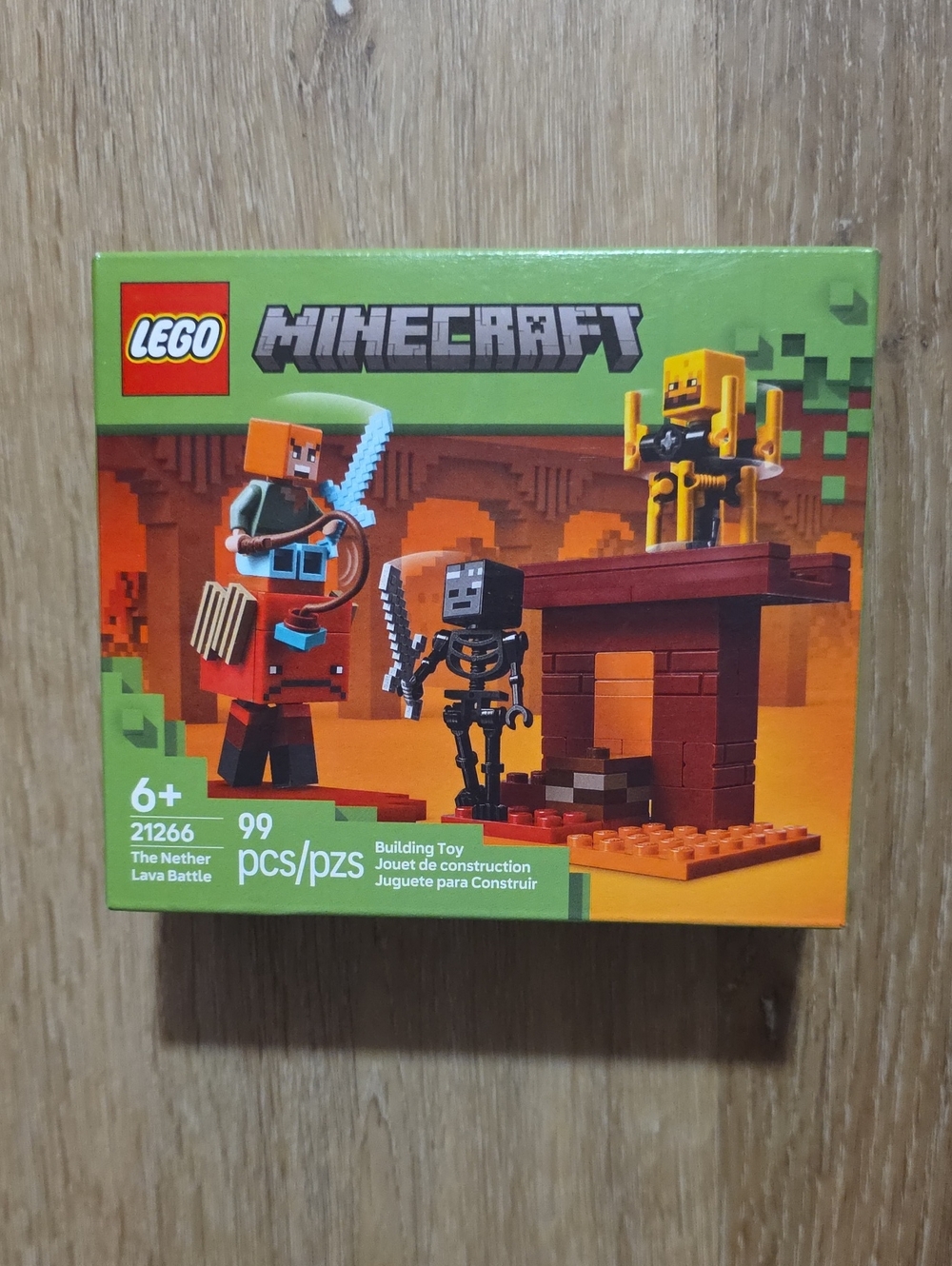 LEGO Minecraft Nether Lava Battle Building Set